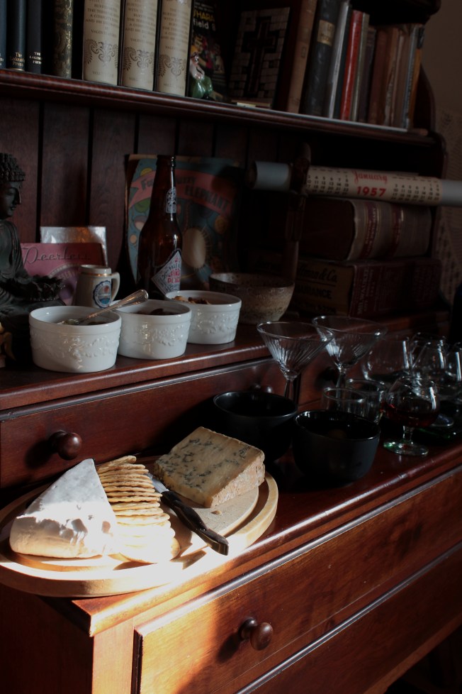 Thanksgiving sideboard