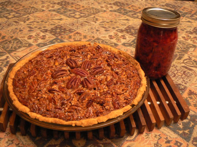 pecan pie & cran orange relish